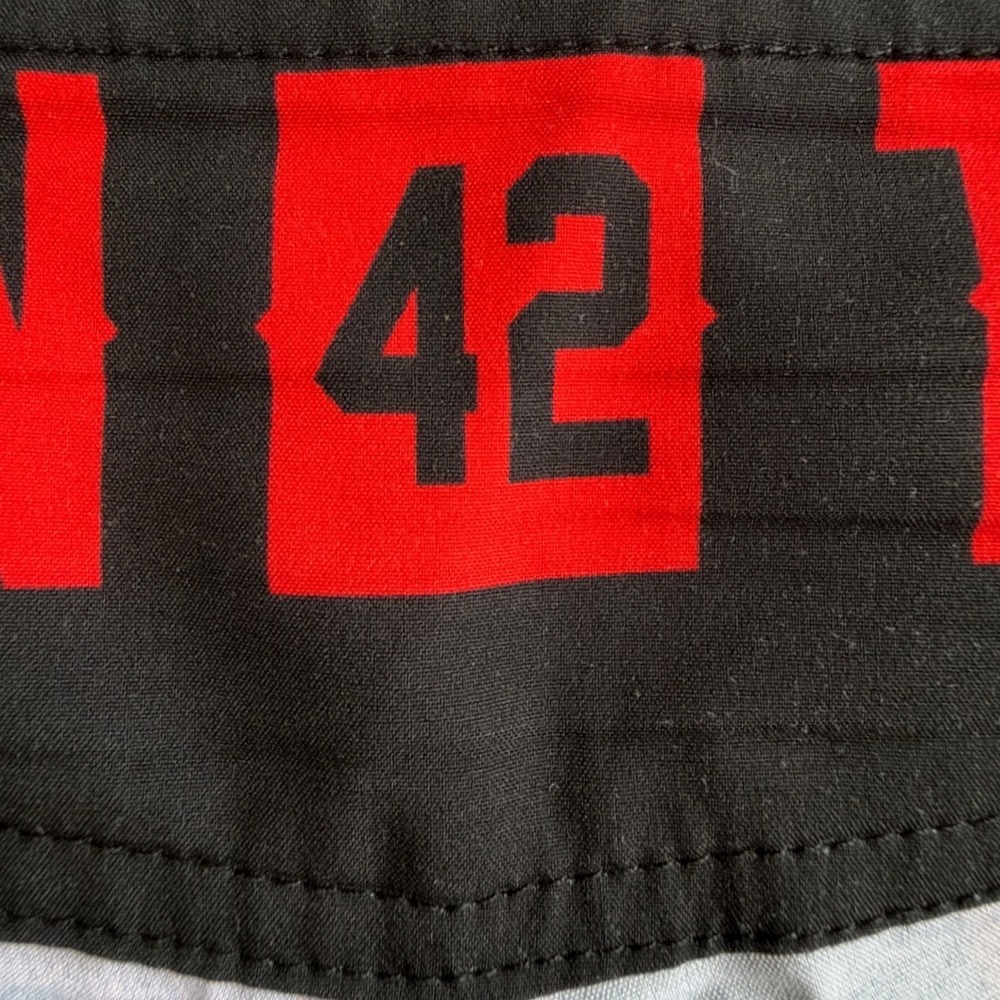 Dixxon Flannel Co Jason Friday the 13th Board Shorts Blue Black Plaid Mens 42 - Picture 6 of 7